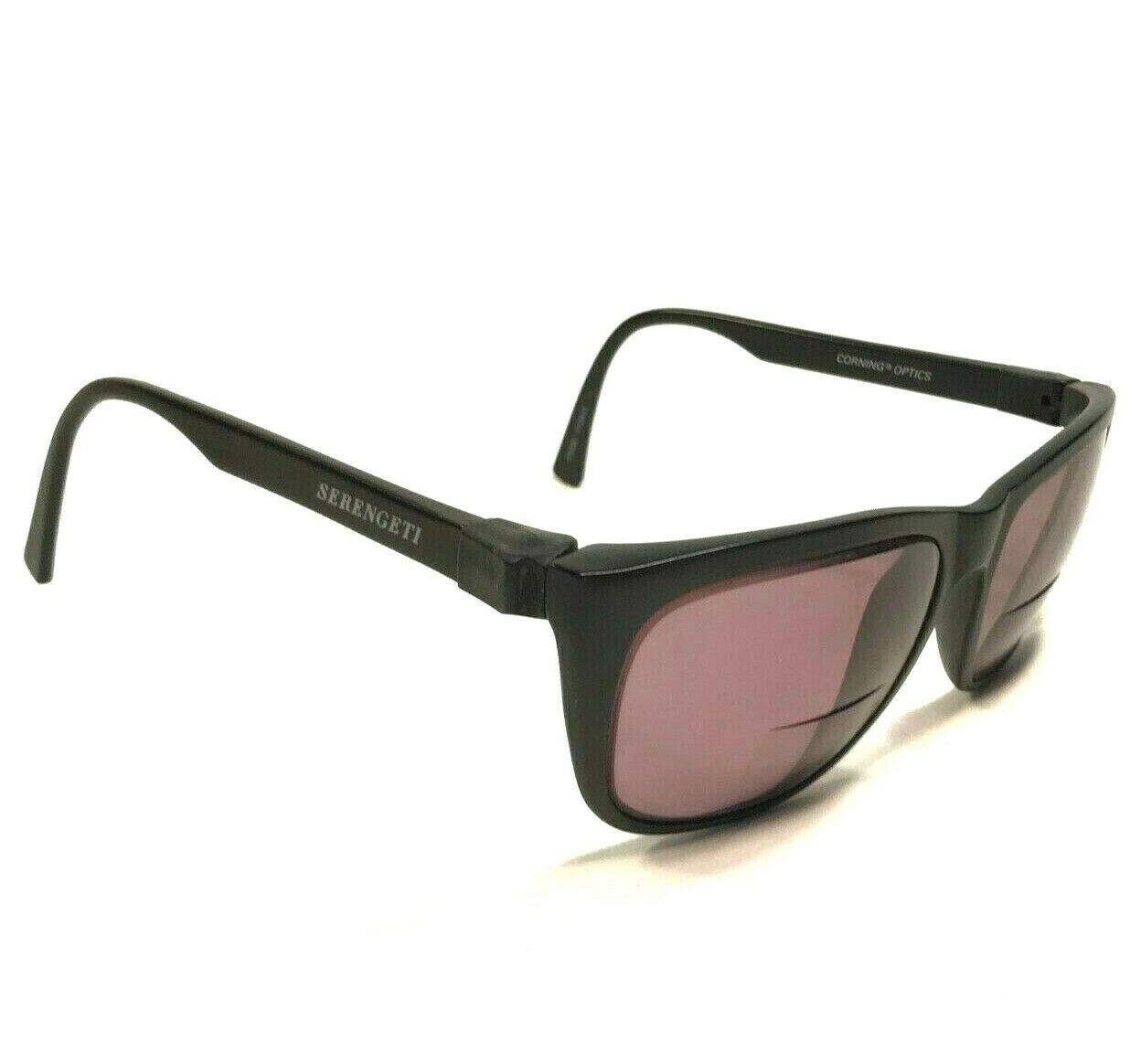 Serengeti Drivers 5429F Black Square Cats Eye Sunglasses Corning FRAMES - $81.92