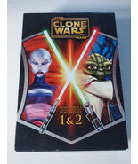 The Clone Wars STAR WARS Season 1 Volumes 1 and 2 - 2 x DVD Spanish Engl... - $38.73