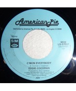 Eddie Cochran / Bobby Vee 45 RPM Record - C&#39;Mon Everybody / Devil Or Ang... - €6,49 EUR