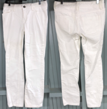 Banana Republic White Womens Denim Size 26 Stretch Skinny Jeans - £13.08 GBP