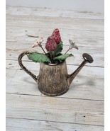 Vintage Jane Hutcheson Gorham Fleurs des Siecles Watering Can Of Strawbe... - $34.99