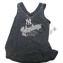 MLB New York Yankees Unique Old Look Distressed Tank Top Girls Size S 6/... - £10.05 GBP