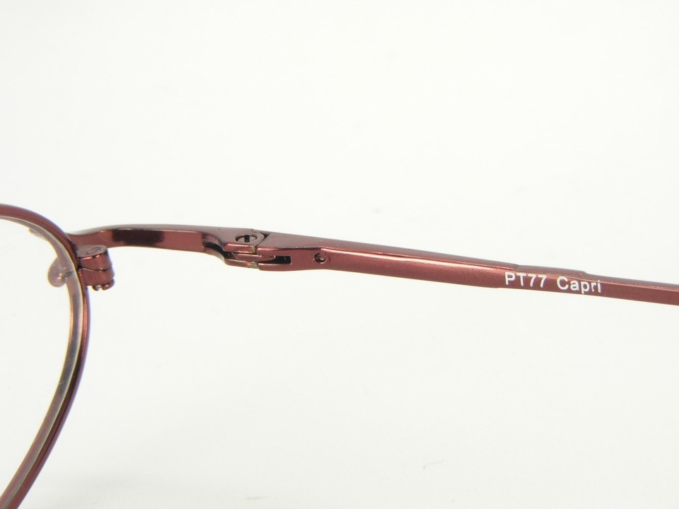 NEW PeachTree by CAPRI PT77 BURGUNDY EYEGLASSES GLASSES METAL FRAME 49-19-130mm Item image 9
