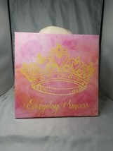 Canvas Frame Everyday Princess Crown Pink Floral Canvas  10&quot;x10&quot; Arauco - £7.68 GBP