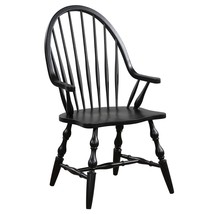 Sunset Trading Black Cherry Windsor Spindleback Dining Chairs - Set of 2... - $580.99