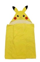 Pokemon Pikachu Bath/Pool/Beach Soft Cotton Terry Hooded Towel Wrap, 24&quot;... - $17.39