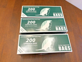 Dog Waste Bags (Roll Bags) - 3 rolls (200 bags per roll) COMMERCIAL GRADE  - $18.55