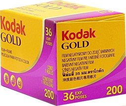 35Mm, 36 Exposures, 603 3997 Kodak Gold 200 Color Negative Film (Iso 200). - £35.24 GBP