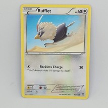 Pokemon Rufflet Steam Siege 92/114 Common Basic Colorless TCG Card - £0.77 GBP