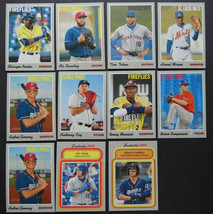 2019 Topps Heritage Minor League New York Mets Master Team Set of 11 Cards - £14.25 GBP