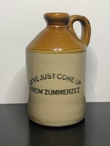 Vintage Stoneware Bottle For Cider Jug OI,VE JUST COME UP FROM ZUMMERZET - $37.62