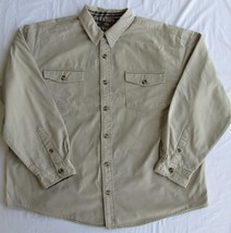 Route 66 Men&#39;s Cotton Lined Twill Shirt/Jacket Size XL - $15.00