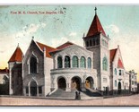 First Methodist Episcopal Church Los Angeles California CA DB Postcard D21 - £1.51 GBP