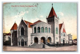 First Methodist Episcopal Church Los Angeles California CA DB Postcard D21 - £1.54 GBP