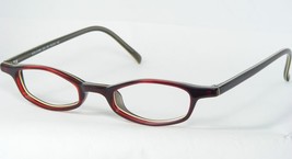 Ogi A7069 190 BURGUNDY-RED /CREAM /OLIVE Eyeglasses Frame 43-19-140mm (Notes) - £38.16 GBP