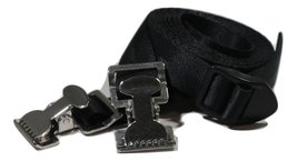 1&quot; x 8 feet Adjustable Stainless Steel Alligator Clip Tie Strap - £12.94 GBP