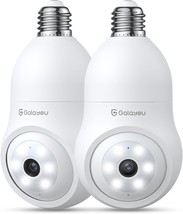 360 Light Bulb Security Camera Light Socket Wireless Camera for Home Security Re - £73.24 GBP