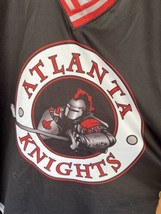 Atlanta Knights Hockey Jersey XXL #33 Black Red Long Sleeve V-Neck Shirt... - $32.30