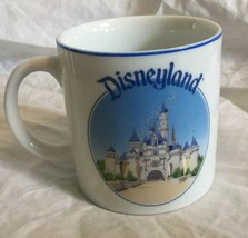 Walt Disney Disneyland Mug Coffee Cup Cinderella&#39;s Castle Made In Japan - $26.47 CAD