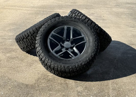 Chevy Silverado Trail Boss 18&quot; Gloss Black Replica Wheels Blackhawk R/T ... - $1,682.01