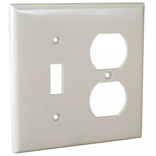 OP18-W 2-G Wall Plate - Switch/Duplex White - $0.57