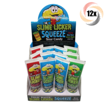 Full Box 12x Tubes Toxic Waste Slime Licker Squeeze Sour Tiktok Candy | 2.47oz - £33.43 GBP