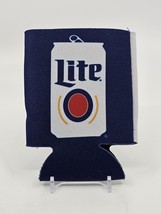 2018 Miller Lite USA Flag Beer Can Bottle Koozie Cooler A Fine Pilsner B... - $14.35