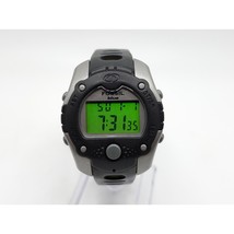 Vintage Fossil Blue Digital Watch Women Grey Black New Battery 35mm - £26.14 GBP