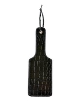 PLEASURE PADDLE FETISH FANTASY BLACK 10&quot; WHIP PADDLE - £11.71 GBP