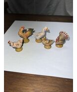 Fontanini Depose Italy Nativity Animals Goose Chicken Hen Rooster Duck T... - $740.13 MXN