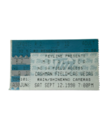 METALLICA Ticket Stub Ticketmaster September 12, 1998 Cashman Field Las ... - $42.75