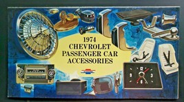 Original 1974 Chevrolet Passenger Car Accessories Dealer Sale Brochure CB - $10.99