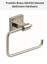 New 2-Pack! Franklin Brass Brushed Nickel Maxted Toilet Paper Holder MAX50-SN - £26.77 GBP