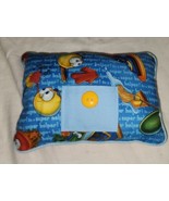 Childs Tooth Fairy Works 9x7 Veggie Tales Super Helper Pocket Pillow New - £11.71 GBP
