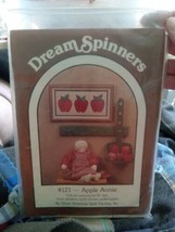 Dream Spinners Apple Annie 22&quot; Cloth Doll Dress Pinafore 1986 UNCUT+ Bon... - £3.07 GBP
