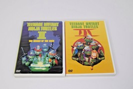 Teenage Mutant Ninja Turtles II &amp; III Movies Lot (DVD, 1991 &amp; 1992) - £7.11 GBP