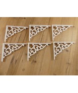 6 Antique Style Shelf Brace Wall Bracket Cast Iron Brackets *READ NEED R... - $728.44 MXN