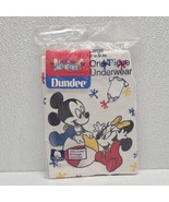 Vintage Dundee Disney Babies Large One Piece Underwear Bodysuit Mickey &amp;... - $1,018.89 MXN