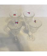 vintage fostoria glassware Kimberly goblets 4 piece set stem glasses  - $24.70