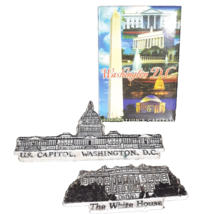 3 Fridge Magnets Washington D C White House Capitol Souvenir - £5.34 GBP