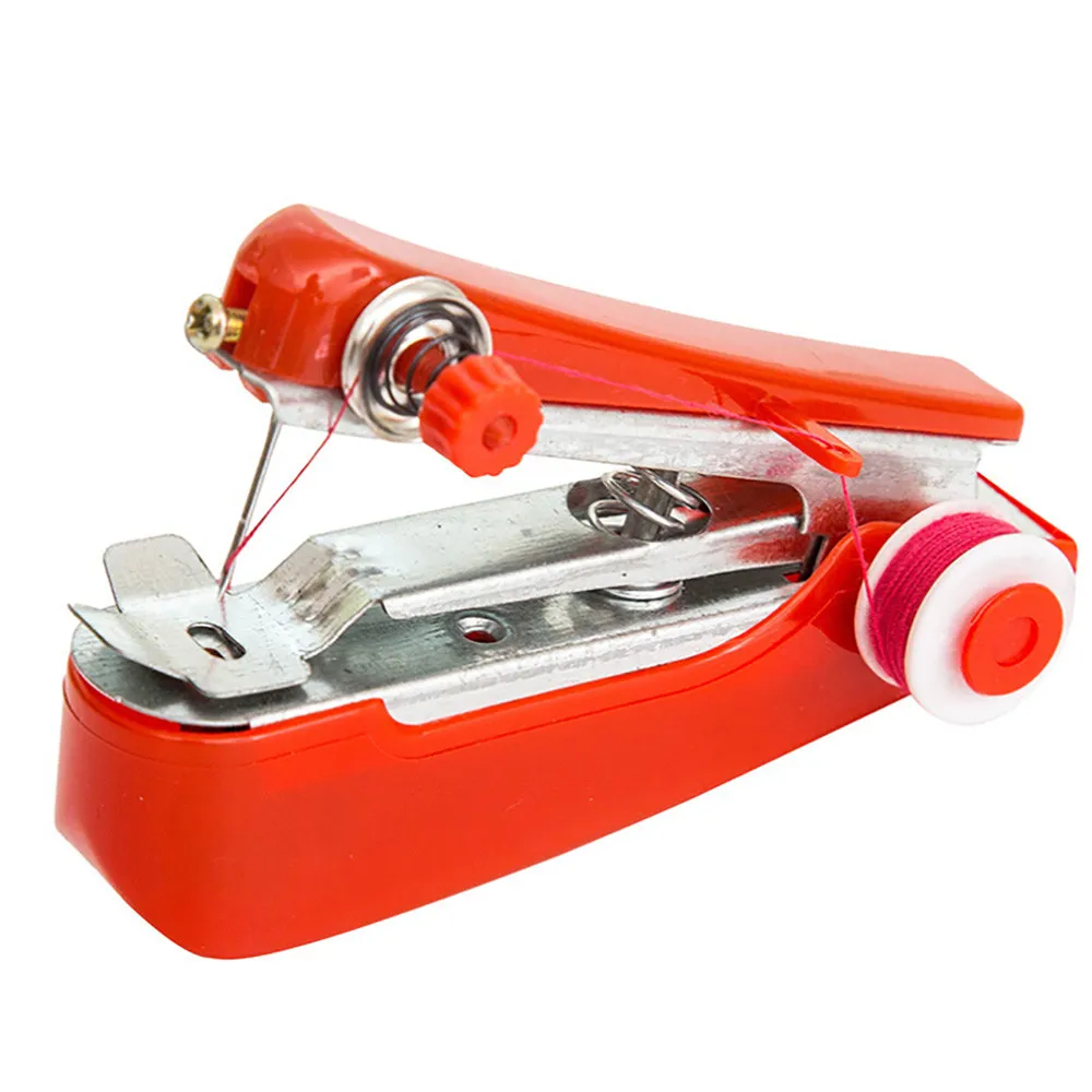 House Home 1Pc Mini Sewing Ahines Needlework Cordless Hand-Held Clothes Useful P - £19.93 GBP