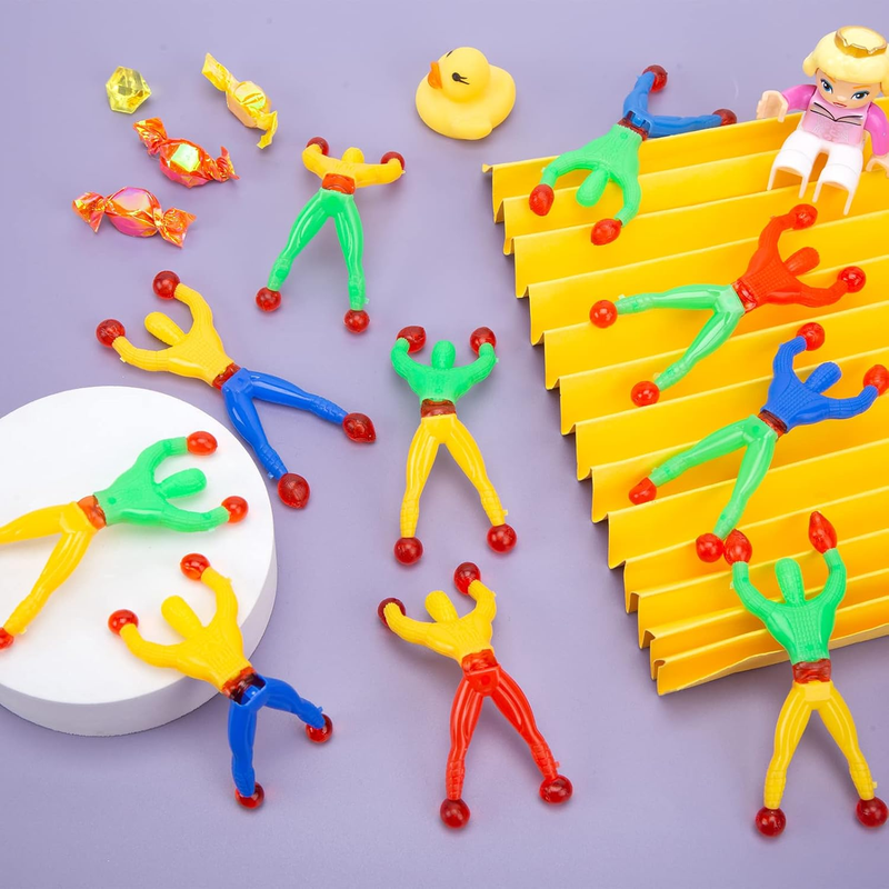 Lovestown 50PCS Sticky Men, Stretchy Wall Climbers Sticky Toy Party Favor Set, P Item image 9