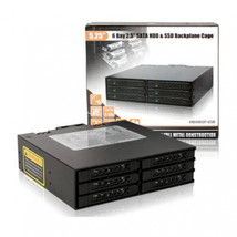 Icy Dock MB996SP-6SB TOUGHARMOR MB996SP-6SB METAL 6X SATA 2.5 MOBILE RACK - $319.58