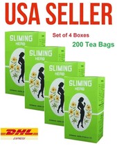 200 Tea Bags SLIMMING GERMAN HERB SLIM DIET TEA DETOX BURN  WEIGHT CONTR... - £35.16 GBP