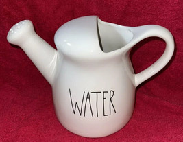 Rae Dunn “WATER” Ceramic Watering Can Pitcher Vase Large Letter Gardenin... - £19.33 GBP