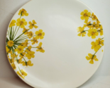 Bee &amp; Willow Charlotte Floral Yellow Wildflower Appetizer Salad Dessert ... - $16.78
