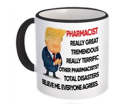 Pharmacist Funny Trump : Gift Mug Terrific Pharmacist Christmas Jobs - £12.57 GBP