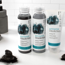 Rusk Puremix™ Activated Charcoal Purifying Shampoo, 12 Oz. image 2