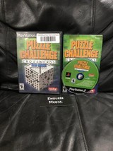 Puzzle Challenge Crosswords and More Playstation 2 CIB Video Game - $4.74