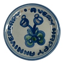 M.A. Mary Hadley Pottery A Very Happy Anniversary Plate Gift Pottery Han... - £10.80 GBP